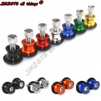 

10MM Motorrad CNC Swingarm Spools slider For Kawasaki ZX10R ZX6R ZX636 ZX12R ZX9R ZZR1400/ZX14R/ZX1400 Versys 1000