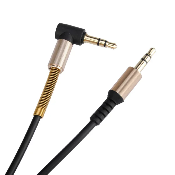Кабель Hoco UPA02 Aux Spring Audio Cable(Черный