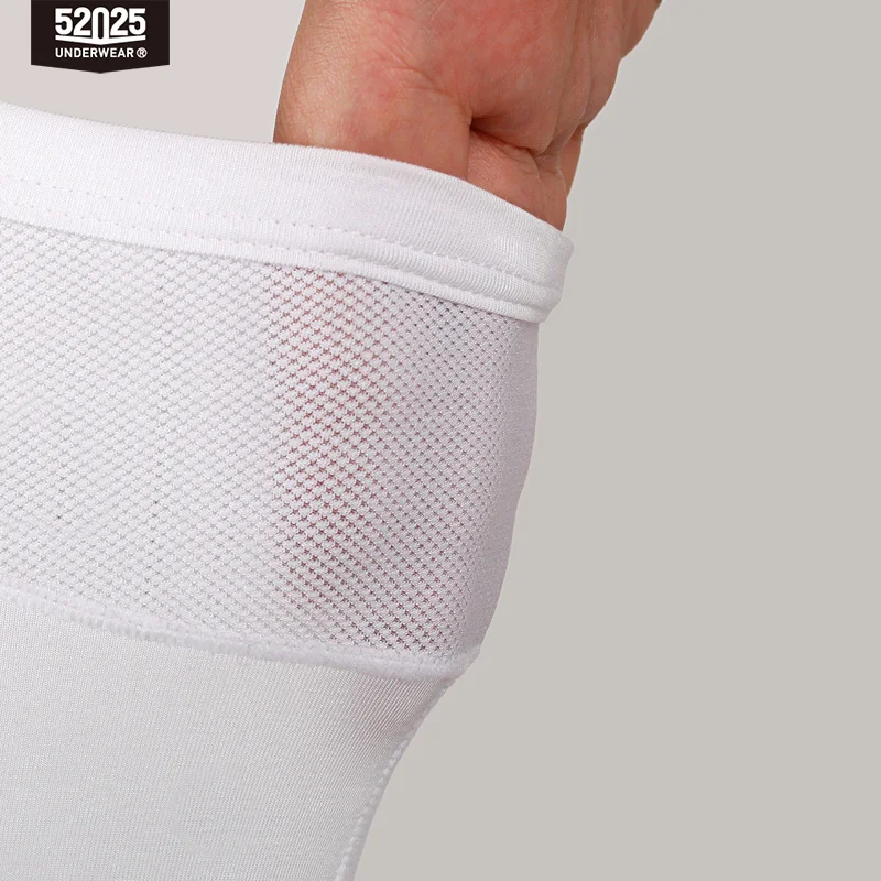 52025 Men Vest Tank Top Modal Silk Mesh Comfortable Summer Breathable Singlet Sleeveless Cool Vest Men Tanktop Men Underwear