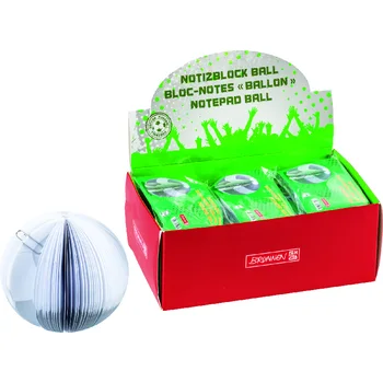

Brunnen soccer ball notepad, for records, 150 sheets uncoated