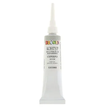 

Contour on glass and ceramics DeCola silver 18 ml