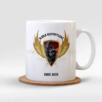 

Personalized Black Force White Mug Cup