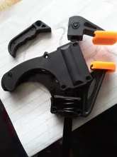 Abrazadera F para Barra de carpintería, herramienta de tornillo de mano, liberación rápida de trinquete, 4 pulgadas, 3/4/5 Uds.