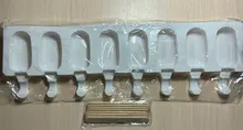 8-Cavity Ice-Cream-Mold Molds Lolly-Tray-Mould Dessert Homemade Ice-Pop Popsicle Silicone