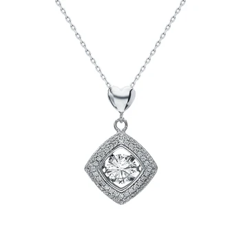 

Silver Pendant with cubic zirconia sunlight sample 925