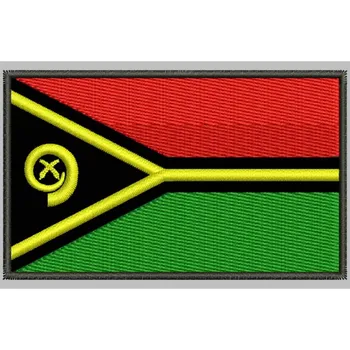 

Bandera VANUATU para mascarilla parche bordado Iron patch toppa ricamata gestickter patch patch brode