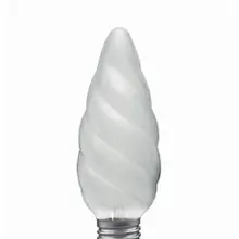 74065 candle Lamp large spun satin E27, 50mm, 60W