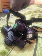 Mini Headlamp Head-Torch Waterproof Flashlight LED Hunting Rechargeable High-Power Boruit xm-L2