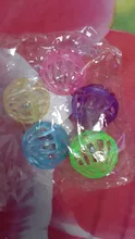 5pcs/Set Funny Cat Ball Toy Hollow Training Cat Interactive Toy Cat Bell Toy For Kitten