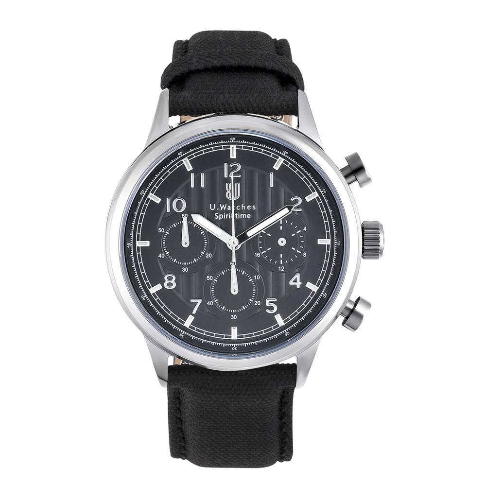 Men 'S Watch U. wаtches of high quality steel strap genuine leather