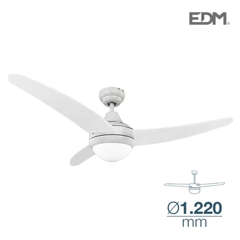 

Ceiling fan model Aegean WHITE 60W diameter blades 122 CM reflectorless EDM
