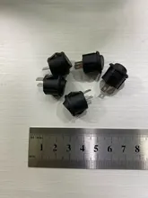 Boat Rocker-Switches Round Small ON-OFF 16mm-Diameter Black White Mini 2-Pin Red 5pcs/10pcs