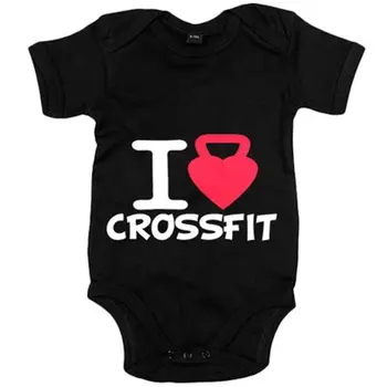 

Baby bodysuit I Love CrossFit