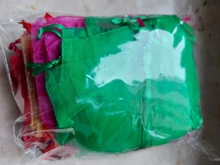 Jewelry-Bag Packaging-Display Organza-Bag Wedding-Gift 100pcs Pouches 24-Colors 9--12