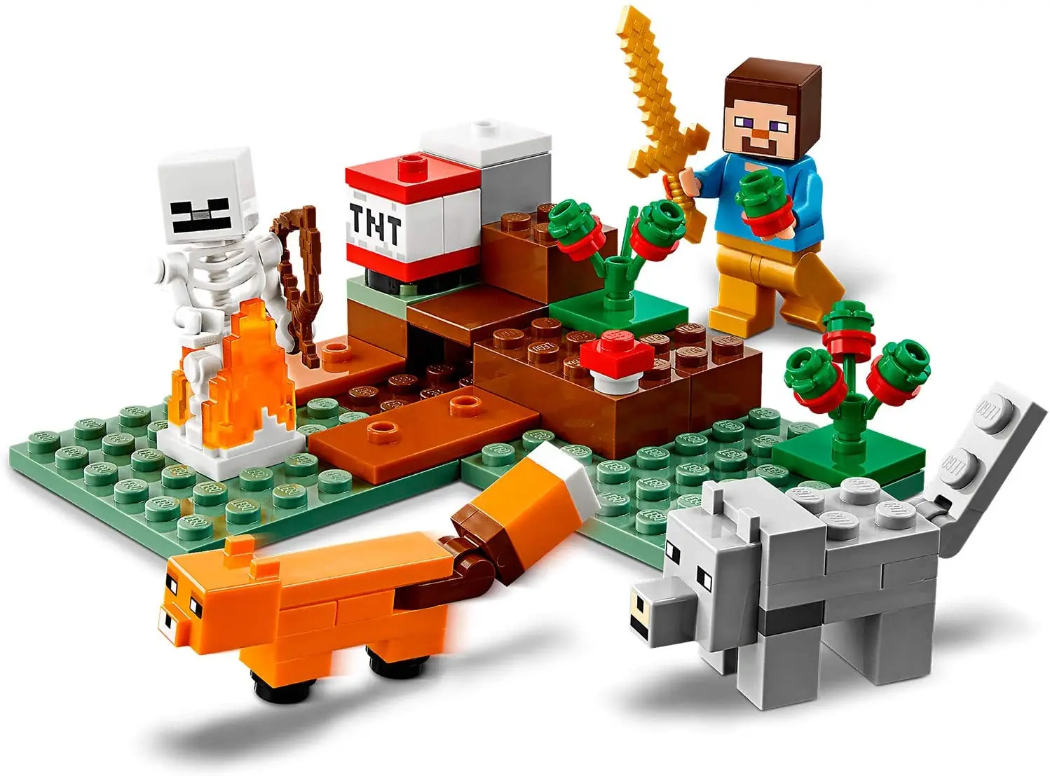 21162 The Taiga Adventure Lego Boys And Girls, Figures + 3 Years, Pieces, Original - Soft Plastic Blocks - AliExpress