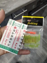 Varita luminosa para pesca, barra flotante fluorescente estilo luciérnaga para la noche que brilla en la oscuridad, 4,5x40 mm, 10 unidades/bolsa