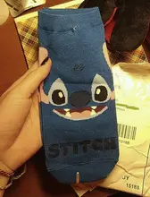 Calcetines de algodón transpirables de dibujos animados para mujer y niña, de Minnie, Mickey Mouse, a la moda, tobilleros, 1 par