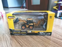 1:50-Alloy Diecast Shovel Toys Loader Hoe Truck-Model Forklift-Bulldozer Excavator Back