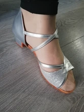 Zapatos de baile latino para niñas, zapatillas modernas, para baile, salón, Salsa, tango