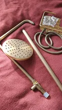 Shower-Faucet-Set Handshower Wall-Mount Brass Bathroom Rozin Antique Tap Dual-Handle