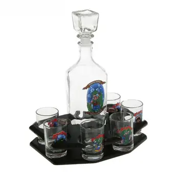 

Mini Bar 7 items decanter + shot decal рыбачок 500/50 ml (2070110)
