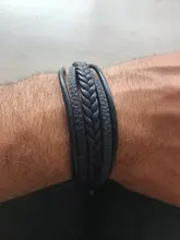 ZOSHI-Pulseras de cuero coloridas trenzadas para hombre, brazalete Heren, pulseras de cuero genuino a la moda con hebilla magnética