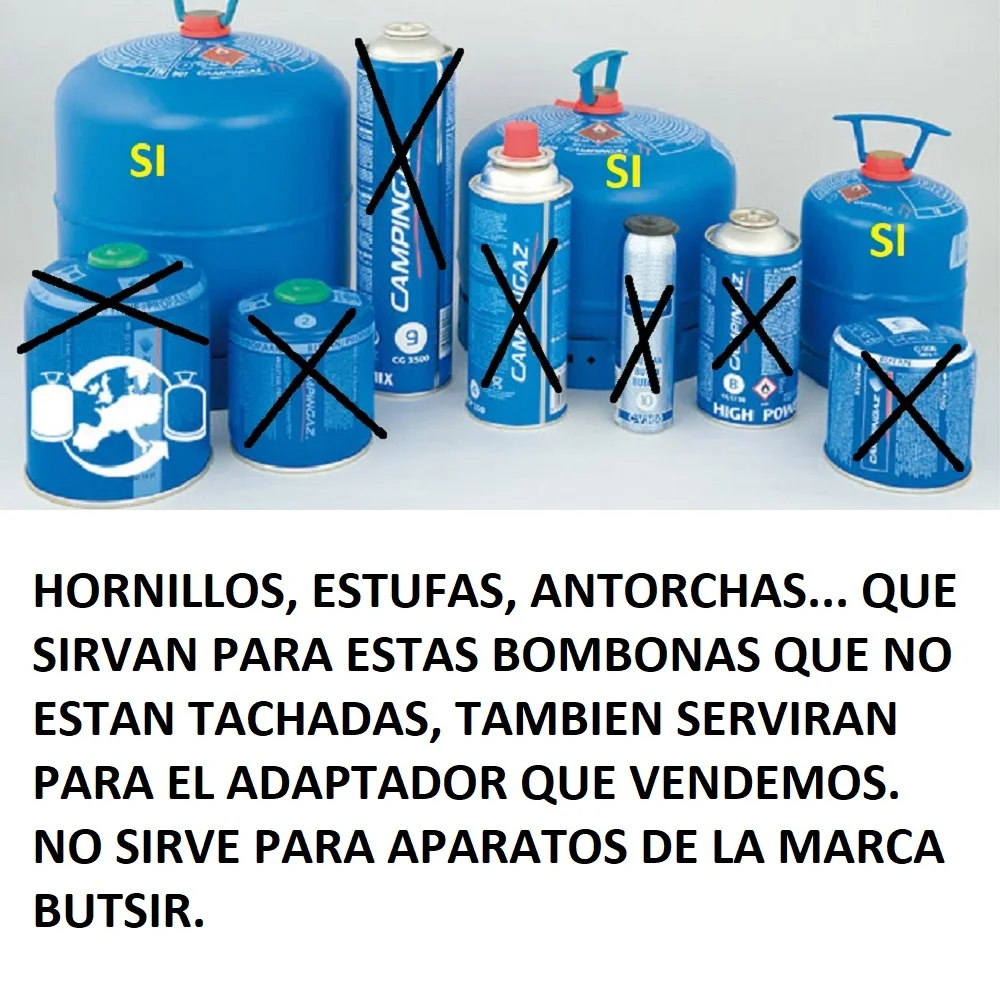 Tapón de la tapa de la bombona de gas - Berger Camping - Accesorios de  camping