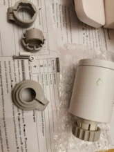 Temperature-Controller Radiator Valve Programmable Thermostatic Actuator Alexa Tuya Zigbee3.0