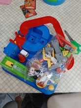 Juguetes educativos para niños, pista de aventura, juegos de mesa, Rail, coches mecánicos, estacionamientos, regalos de Navidad para niños