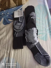 1 par de calcetines para deportes de esquí de invierno, ropa térmica larga para esquí, caminar, deportes de senderismo, toalla