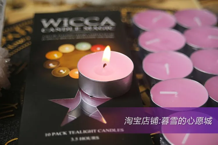 10 pçs ritual magia tealight vela wicca