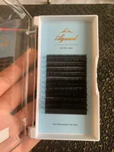AGUUD-extensiones de pestañas individuales de Cachemira, bandejas de extensión de 0,03-0,20mm, volumen C CC D DD, 3D sedoso, ruso, maquillaje Cilios
