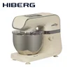Planetary mixer HIBERG MP 1040 DY 1000W bowl 4 l stainless steel LCD display 6 speeds hook spatula whisk lid ► Photo 1/6