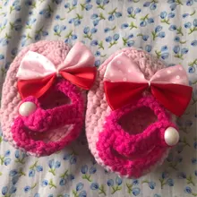 Baby Shoes Crochet Booties Knitting Handmade Toddlers Crib Infants Fashion for Buckle
