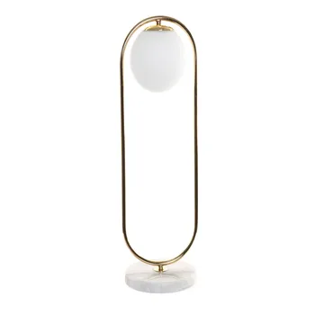 

Table lamp METAL glass BASE marble 15X61