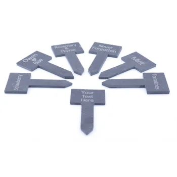 

Vegetable Plant Herb Signs Slate Label Garden Plant Markers Laser Engraved
