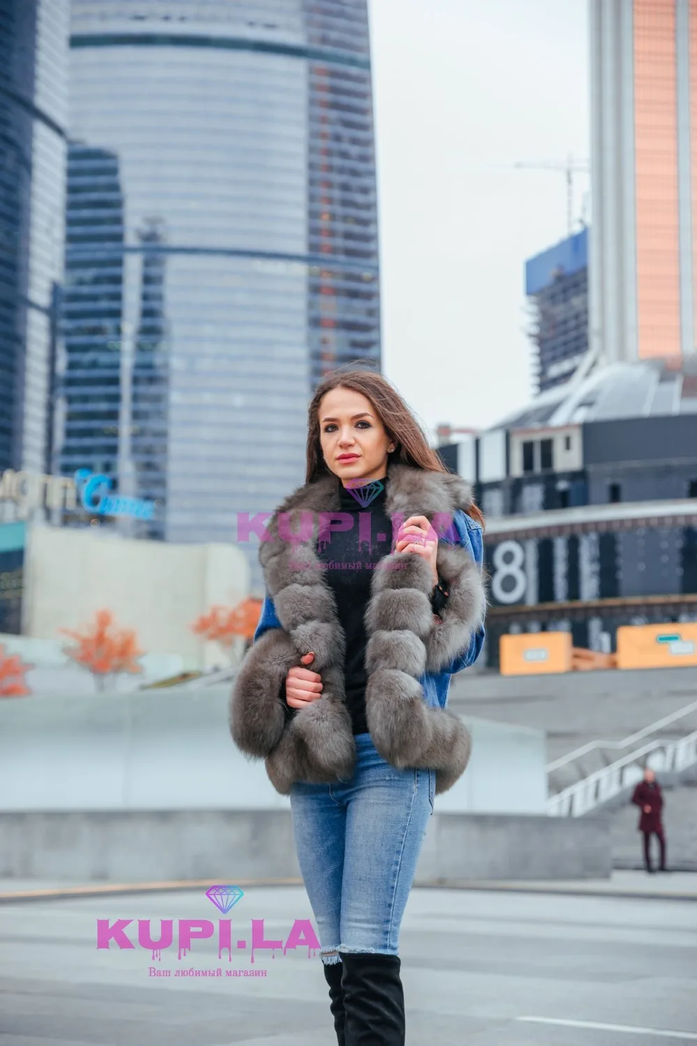 Джинсовка с мехом