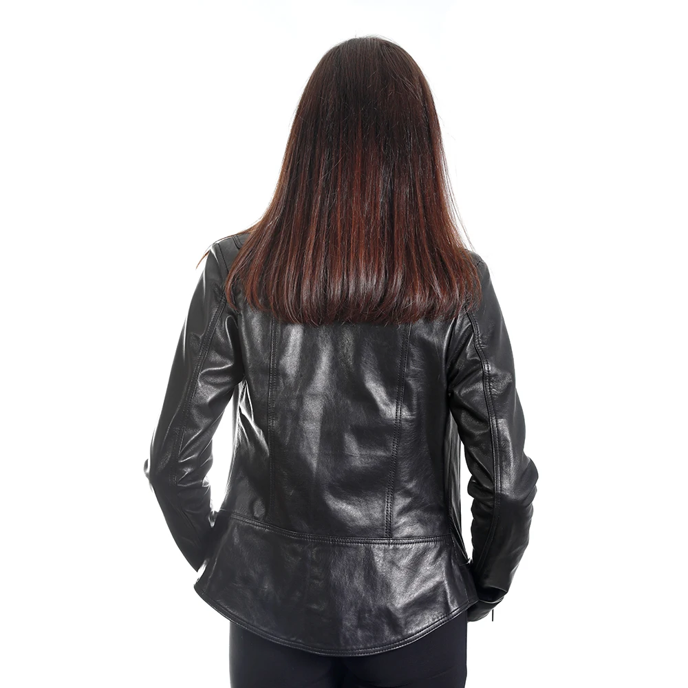 Zoramotti,Leather Jacket,Genuine Leather,Lambskin,Classic,quality,Natural Leather,Keeps,Warm