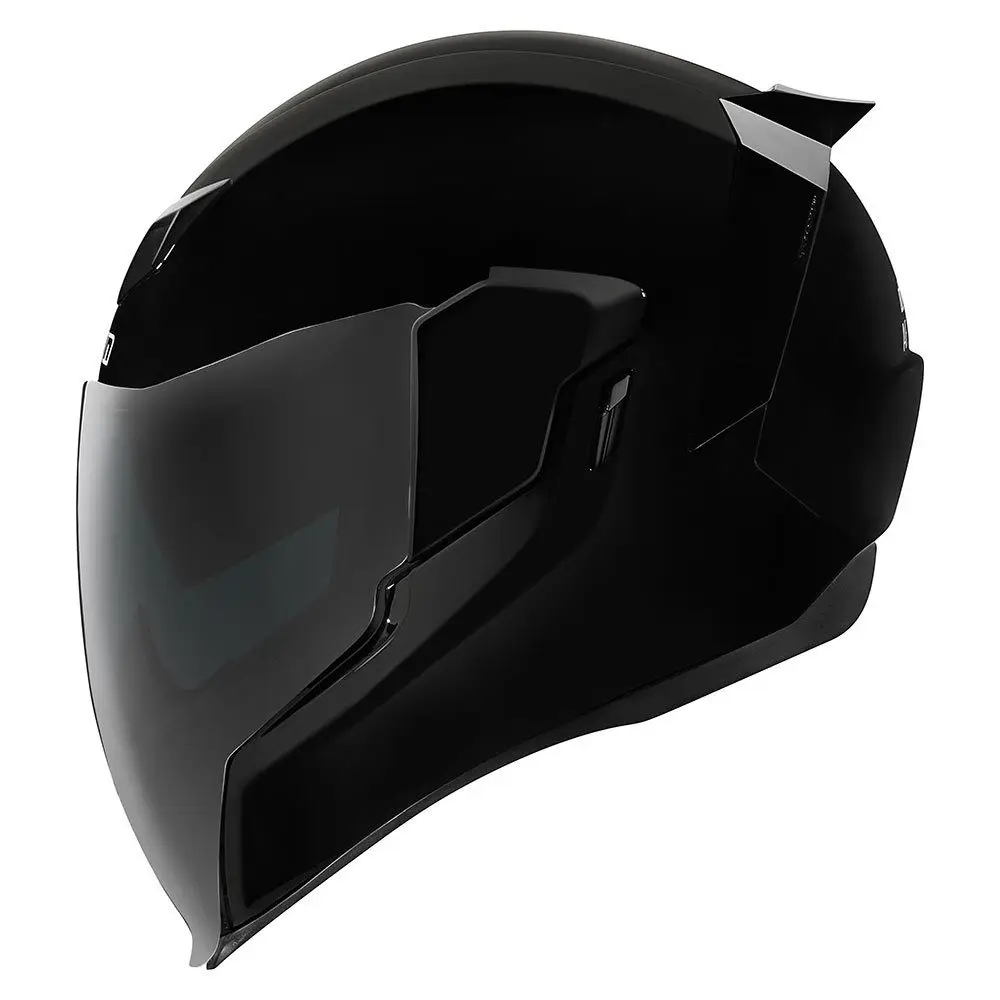 Icon Airflite Gloss мотошлем черный(цвет: черные, размер: s