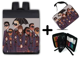 

PACK BACKPACK AND SOFT CASE SERIES UMBRELLA SUPERHEROES school