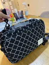 ABOUTBABY-bolsas impermeables para bebés, bolsas de pañales de maternidad reutilizables desechables con estampado de moda, bolsas de neopreno de doble ASA