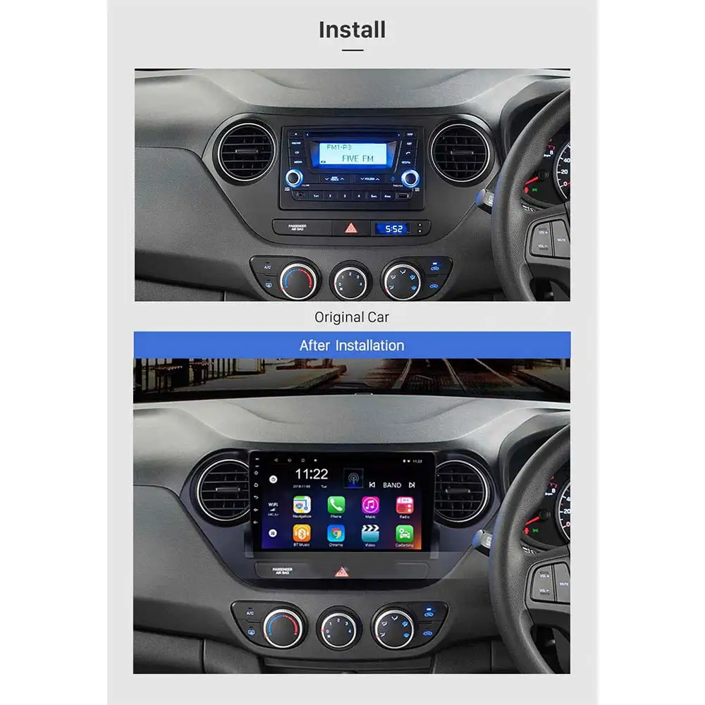 Lionet gps навигация для автомобиля hyundai I10 Grand i10 2013- 9 дюймов RH2008X