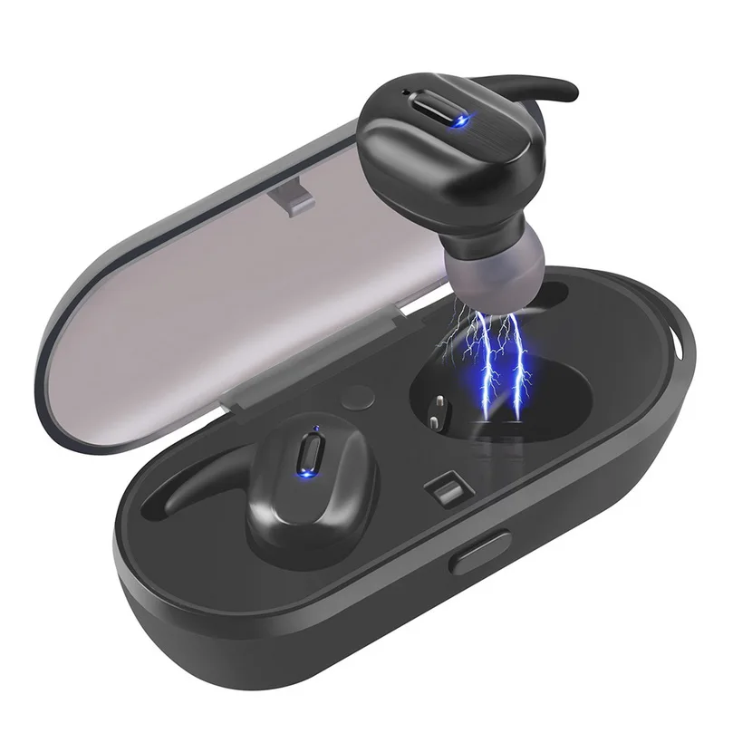50 комплектов T26 TWS Bluetooth 5,0 наушники-вкладыши 5D стерео бас беспроводные наушники водонепроницаемые спортивные громкой связи Наушники с микрофоном