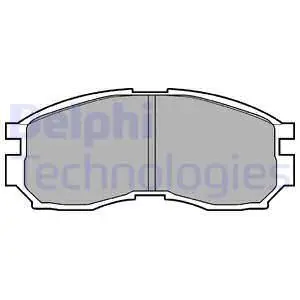 Колодки дисковые п.\ Mitsubishi Sapporo 2.4i 87-90 DELPHI LP803