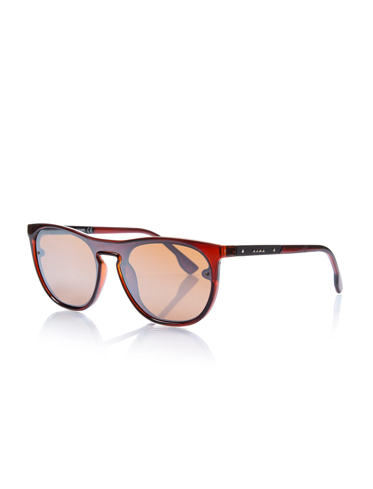 

Women's sunglasses hw 1668 03 bone Brown polycarbonate rectangular rectangle 55-19-139 hawk
