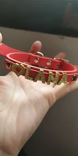 DIY Bling Personalized Dog Collar Rhinestones Leather Free Name Small Medium Pet
