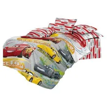 Детское покрывало стеганое Молния маквин Соревнования 1.5 спальное(Разноцветный