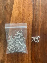 20 piezas encantos caballo corriendo 22x15mm tibetano bronce plata Color colgantes joyería antigua hacer manualidades hechas a mano