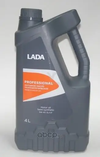 88888R15400400 VAZ МАСЛО МОТОРНОЕ LADA PROFESSIONAL 5W-40