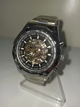 Winner-reloj mecánico automático para hombre, reloj de esqueleto de oro, Vintage, de marca superior, de lujo